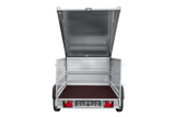 Einachsiger Anhänger auf Blattfedern 230×125 UNITRAILER FORCE 230/R KIPP mit BIS-Seitenwänden und Aluminiumabdeckung-Neu