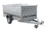 Einachsiger Anhänger auf Blattfedern 264×125 UNITRAILER FORCE 264/R KIPP mit BIS-Seitenwänden und Aluminiumabdeckung-Neu