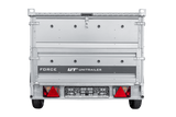 Einachsiger Anhänger auf Blattfedern 264×125 UNITRAILER FORCE 264/R KIPP mit BIS-Seitenwänden und Aluminiumabdeckung-Neu