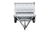 Einachsiger Anhänger auf Blattfedern 264×125 UNITRAILER FORCE 264/R KIPP mit BIS-Seitenwänden und Aluminiumabdeckung-Neu