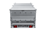Einachsiger Anhänger auf Blattfedern 264×125 UNITRAILER FORCE 264/R KIPP mit BIS-Seitenwänden und Aluminiumabdeckung-Neu