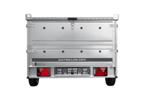Einachsiger Anhänger auf Blattfedern 264×125 UNITRAILER GARDEN 264/R KIPP mit BIS-Seitenwänden und Aluminiumabdeckung-Neu