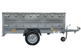 Faltbarer Pkw Anhänger Garden Trailer 230 KIPP mit zusätzlichen Bordwänden, Stützrad, Flachplane und Planenträgern]-Neu