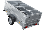 Faltbarer Pkw Anhänger Garden Trailer 230 KIPP mit zusätzlichen Bordwänden, Stützrad, Flachplane und Planenträgern]-Neu