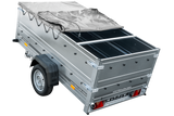 Faltbarer Pkw Anhänger Garden Trailer 230 KIPP mit zusätzlichen Bordwänden, Stützrad, Flachplane und Planenträgern]-Neu