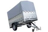 Führerschein B Anhänger GARDEN TRAILER 230 KIPP mit Stützrad, zusätzlichen Bordwänden, Hochplane und Hochspriegel H800-Neu