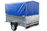 Führerschein B Anhänger GARDEN TRAILER 230 KIPP mit Stützrad, zusätzlichen Bordwänden, Hochplane und Hochspriegel H800-Neu