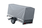 GARDEN TRAILER 264 KIPP MIT STÜTZRAD, H1100-HOCHSPRIEGEL UND GRAUER PLANE-Neu