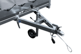 GARDEN TRAILER 264 KIPP MIT STÜTZRAD, H1100-HOCHSPRIEGEL UND GRAUER PLANE-Neu