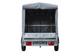 GARDEN TRAILER 264 KIPP MIT STÜTZRAD, H1100-HOCHSPRIEGEL UND GRAUER PLANE-Neu
