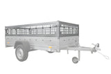 Autotransportanhänger 264×125 UNITRAILER FORCE 264 KIPP mit Gitterwänden, H-800 Rahmen und blauer Plane-Neu