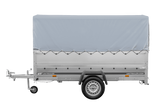 Kfz Anhänger mit Plane GARDEN TRAILER 264 KIPP [mit Stützrad, zusätzlichen Bordwänden, Hochplane und Hochspriegel]-Neu