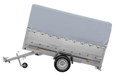 Kfz Anhänger mit Plane GARDEN TRAILER 264 KIPP [mit Stützrad, zusätzlichen Bordwänden, Hochplane und Hochspriegel]-Neu