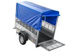 Kipp Anhänger Garden Trailer 200 KIPP mit Laubgitteraufsatz, Hochplane, Hochspriegel und Stützrad-Neu