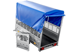 Kipp Anhänger Garden Trailer 200 KIPP mit Laubgitteraufsatz, Hochplane, Hochspriegel und Stützrad-Neu