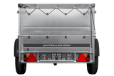 Kippbarer Pkw Anhänger GARDEN TRAILER 200 KIPP mit zusätzlichen Bordwänden, Stützrad und Flachplane-Neu