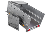 Kippbarer Pkw Anhänger GARDEN TRAILER 200 KIPP mit zusätzlichen Bordwänden, Stützrad und Flachplane-Neu