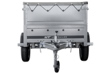 Kippbarer Pkw Anhänger GARDEN TRAILER 200 KIPP mit zusätzlichen Bordwänden, Stützrad und Flachplane-Neu