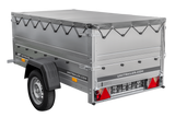 Kippbarer Pkw Anhänger GARDEN TRAILER 200 KIPP mit zusätzlichen Bordwänden, Stützrad und Flachplane-Neu