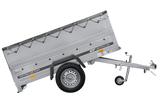 Kippbarer Pkw Anhänger GARDEN TRAILER 200 KIPP mit zusätzlichen Bordwänden, Stützrad und Flachplane-Neu