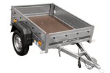 Neu Anhänger GARDEN TRAILER 150 KIPP mit zusätzlichen Bordwänden, Stützrad und Flachplane-Neu