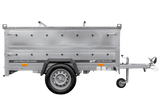 Leichtanhänger auf Federn 200×125 UNITRAILER GARDEN 201/R KIPP mit BIS-Seiten und Aluminiumabdeckung-Neu