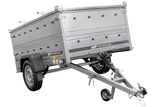 Leichtanhänger auf Federn 200×125 UNITRAILER GARDEN 201/R KIPP mit BIS-Seiten und Aluminiumabdeckung-Neu