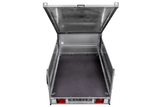 Leichtanhänger auf Federn 200×125 UNITRAILER GARDEN 201/R KIPP mit BIS-Seiten und Aluminiumabdeckung-Neu