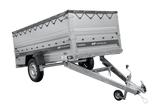 Leichter Anhänger 264×125 UNITRAILER FORCE 264 KIPP mit BIS-Seitenwänden, H-0-Rahmen und grauer Plane-Neu
