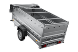 Leichter Anhänger 264×125 UNITRAILER FORCE 264 KIPP mit BIS-Seitenwänden, H-0-Rahmen und grauer Plane-Neu