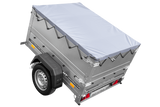 Neu Anhänger GARDEN TRAILER 150 KIPP mit zusätzlichen Bordwänden, Stützrad und Flachplane-Neu