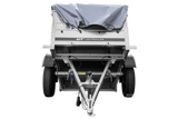 Neu Anhänger GARDEN TRAILER 150 KIPP mit zusätzlichen Bordwänden, Stützrad und Flachplane-Neu