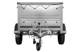 Neu Anhänger GARDEN TRAILER 150 KIPP mit zusätzlichen Bordwänden, Stützrad und Flachplane-Neu