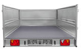 PKW-Anhänger 264×150 UNITRAILER GARDEN 265 KIPP mit dem Bordwandaufsatz-Neu