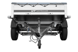 PKW-Anhänger auf Blattfedern 200×125 UNITRAILER GARDEN 201/R KIPP mit H-0 Rahmen und grauer Plane-Neu