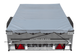 PKW-Anhänger auf Blattfedern 200×125 UNITRAILER GARDEN 201/R KIPP mit H-0 Rahmen und grauer Plane-Neu