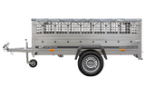 Pkw-Anhänger GARDEN TRAILER 230 KIPP mit Laubgitteraufsatz, Stützrad, Flachplane und Planenträgern-Neu