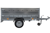 Pkw Anhänger Kipper 230×125 Garden Trailer 230 KIPP Unitrailer 750 kg mit Stützrad und zusätzlichen Bordwänden-Neu