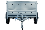 Pkw Anhänger Kipper 230×125 Garden Trailer 230 KIPP Unitrailer 750 kg mit Stützrad und zusätzlichen Bordwänden-Neu
