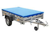 Pkw-Kippanhänger Garden Trailer 230 KIPP [230 cm x 125 cm] mit Flachplane, Stützrad und Planenträger-Neu