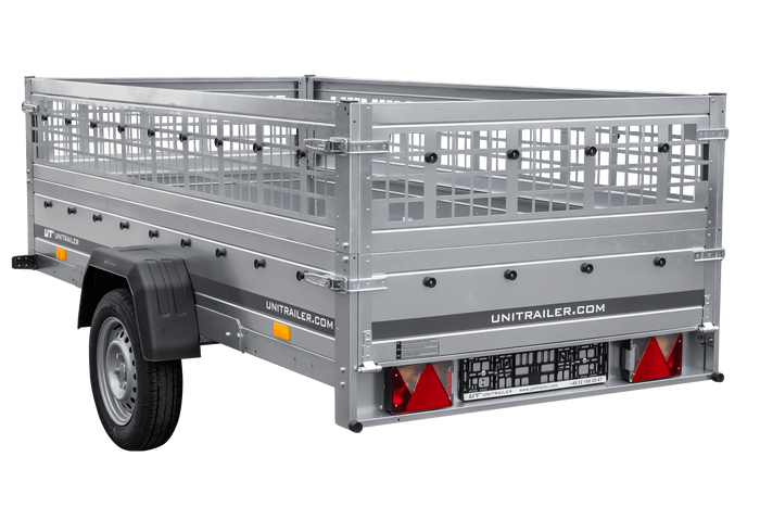 Trailer Anhänger GARDEN TRAILER 264 KIPP mit Gitteraufsatz und Stützrad-Neu