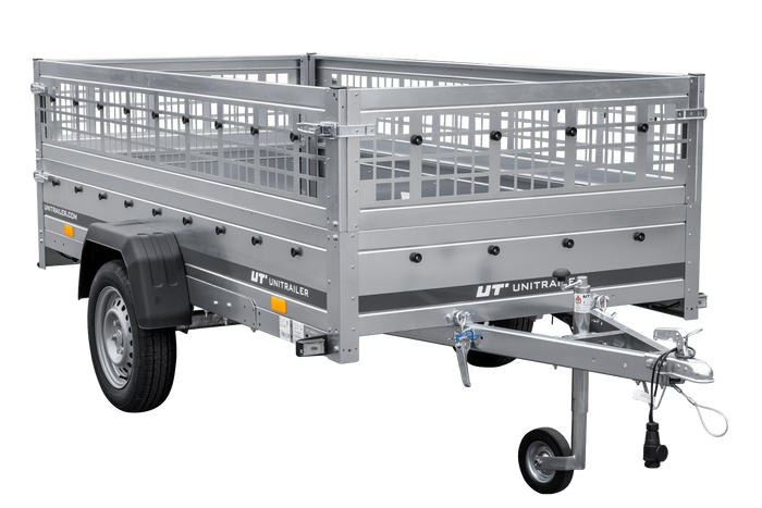Trailer Anhänger GARDEN TRAILER 264 KIPP mit Gitteraufsatz und Stützrad-Neu