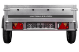 Transport Anhänger 230×125 Garden Trailer 230 KIPP Unitrailer 750 kg-Neu