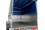 UNITRAILER GARDEN TRAILER 264/2 KIPP Doppelachsanhänger mit Stützrad, zusätzlichen Bordwänden, Spriegel und hoher Plane-Neu