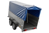 UNITRAILER GARDEN TRAILER 264/2 KIPP Doppelachsanhänger mit Stützrad, zusätzlichen Bordwänden, Spriegel und hoher Plane-Neu