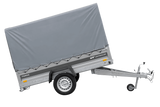 Ungebremster Anhänger 230×125 UNITRAILER FORCE 230 KIPP mit H-1100 Rahmen und grauer Hochplane-Neu
