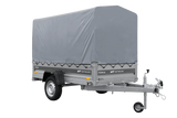 Ungebremster Anhänger 230×125 UNITRAILER FORCE 230 KIPP mit H-1100 Rahmen und grauer Hochplane-Neu