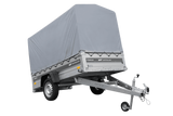 Ungebremster Anhänger 230×125 UNITRAILER FORCE 230 KIPP mit H-1100 Rahmen und grauer Hochplane-Neu