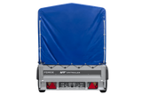 Ungebremster Anhänger 230×125 UNITRAILER FORCE 230 KIPP mit H-1100 Spriegel und blauer Hochplane-Neu
