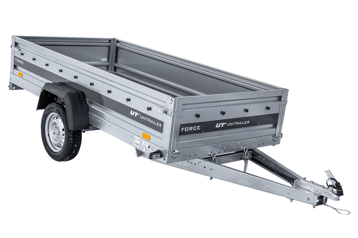 Ungebremster Anhänger 264×125 UNITRAILER FORCE 264 KIPP-Neu